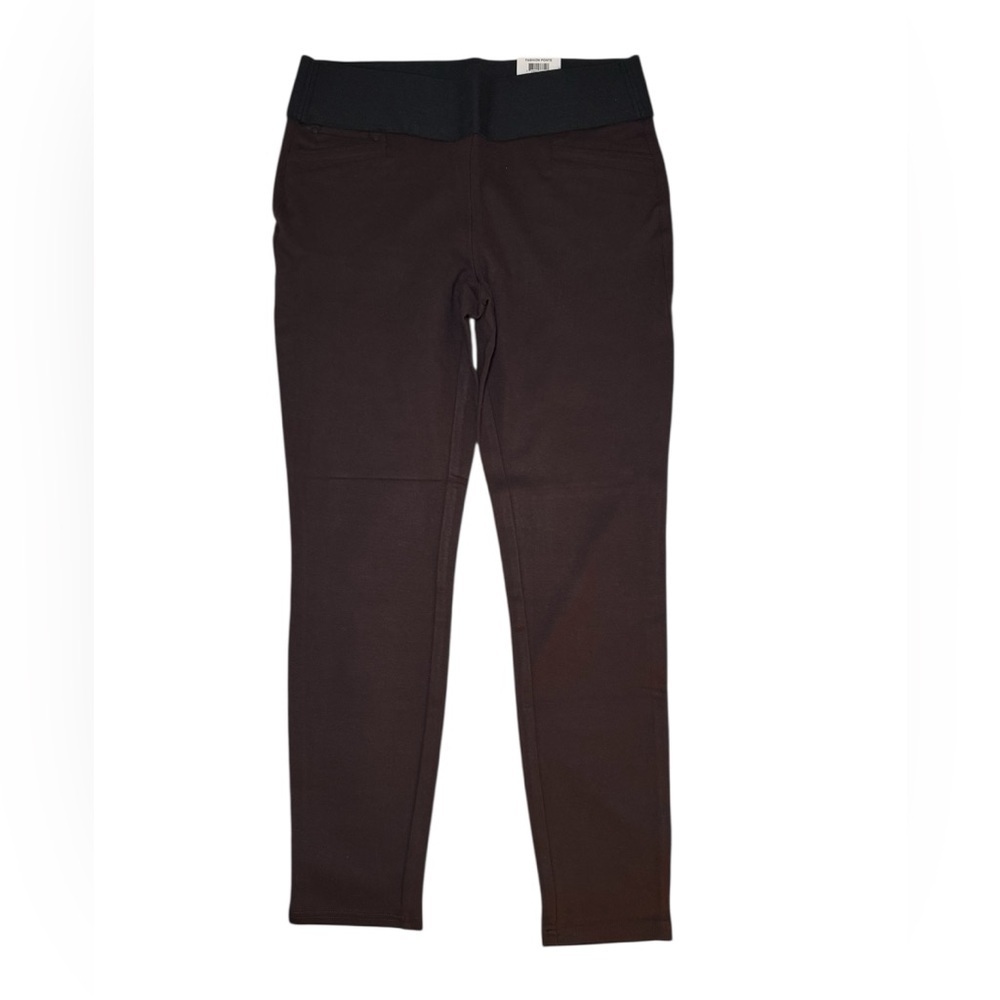 Style & Co. Ponte Leggings Mid Rise Chocolate Brown Size L